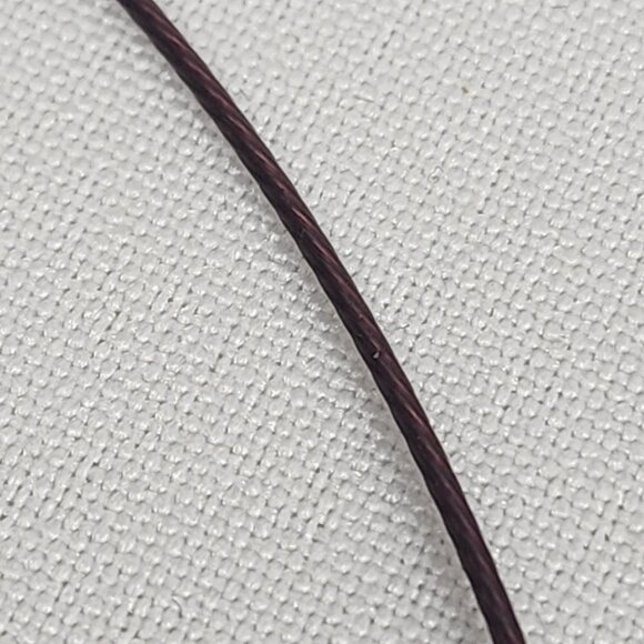 Orange Polished Natural Stone Cord Necklace - Picture 4 of 6